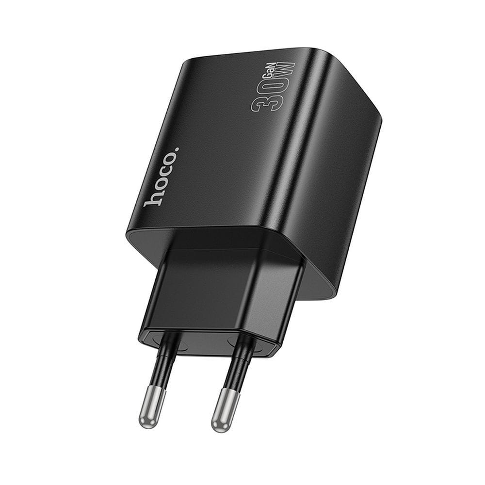 Ładowarka sieciowa do telefonu Hoco 2 x USB C + 2 x USB A QC3.0 PD 3A 30W N56 czarna (5).jpg