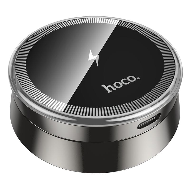 Uchwyt na telefon do samochodu indukcyjny zgodny z MagSafe Hoco 15W do deski HW33 szary (5).jpg