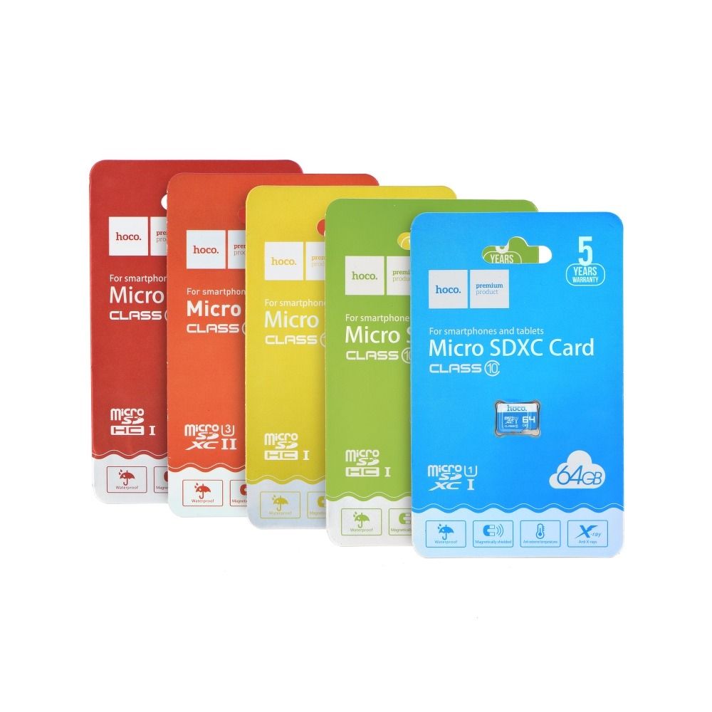 Karta microSD 128GB class 10 Hoco pomarańczowa (1).jpg