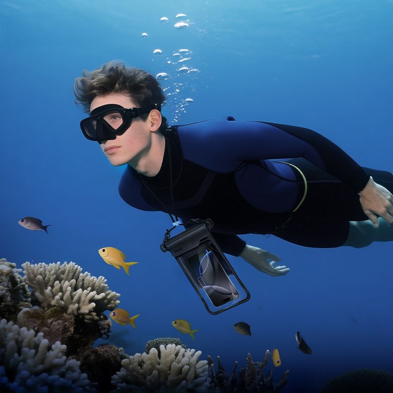 Wodoodporne etui na telefon Hoco BAG31 czarny (7).jpg