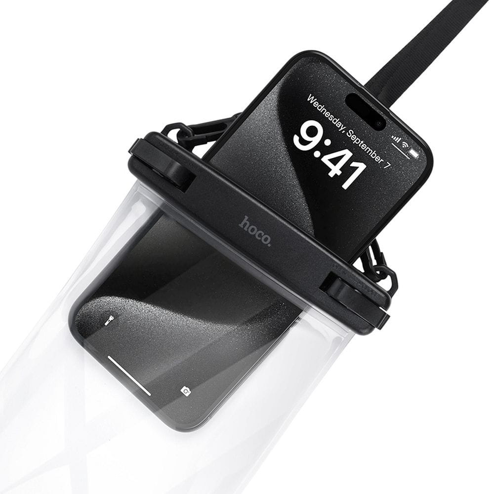 Wodoodporne etui na telefon Hoco IP68 222 x 125 x 21 mm HX52 transparentne (7).jpg