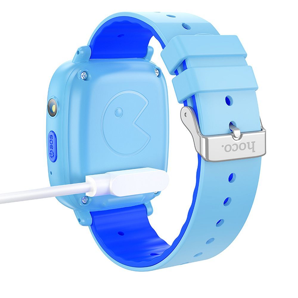 Smartwatch dla dzieci Hoco 1,44 2G z funkcją rozmowy Y100 niebieski (4).jpg