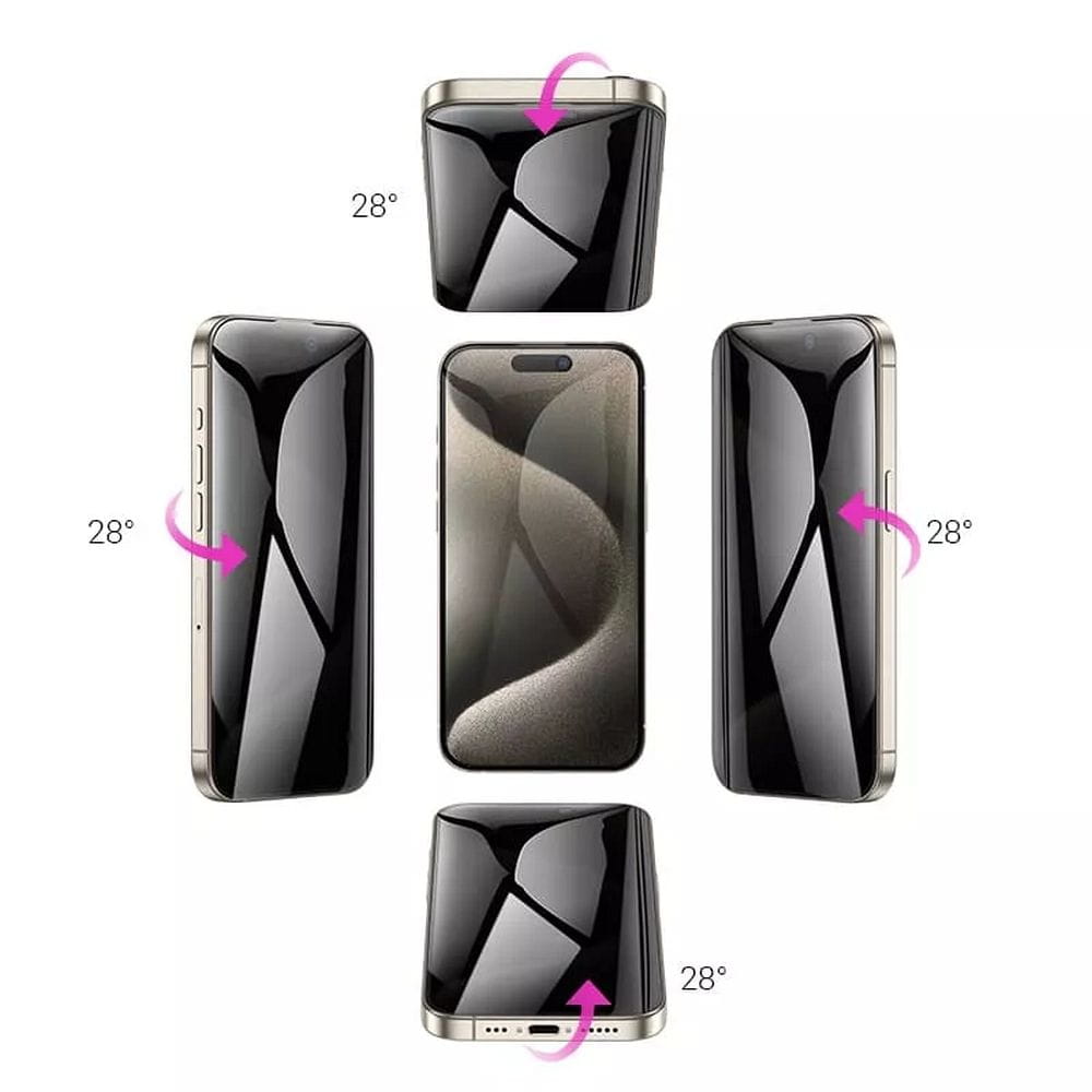 Szkło hartowane do iPhone 15 PLUS 360-degree privacy Hoco (4).jpg