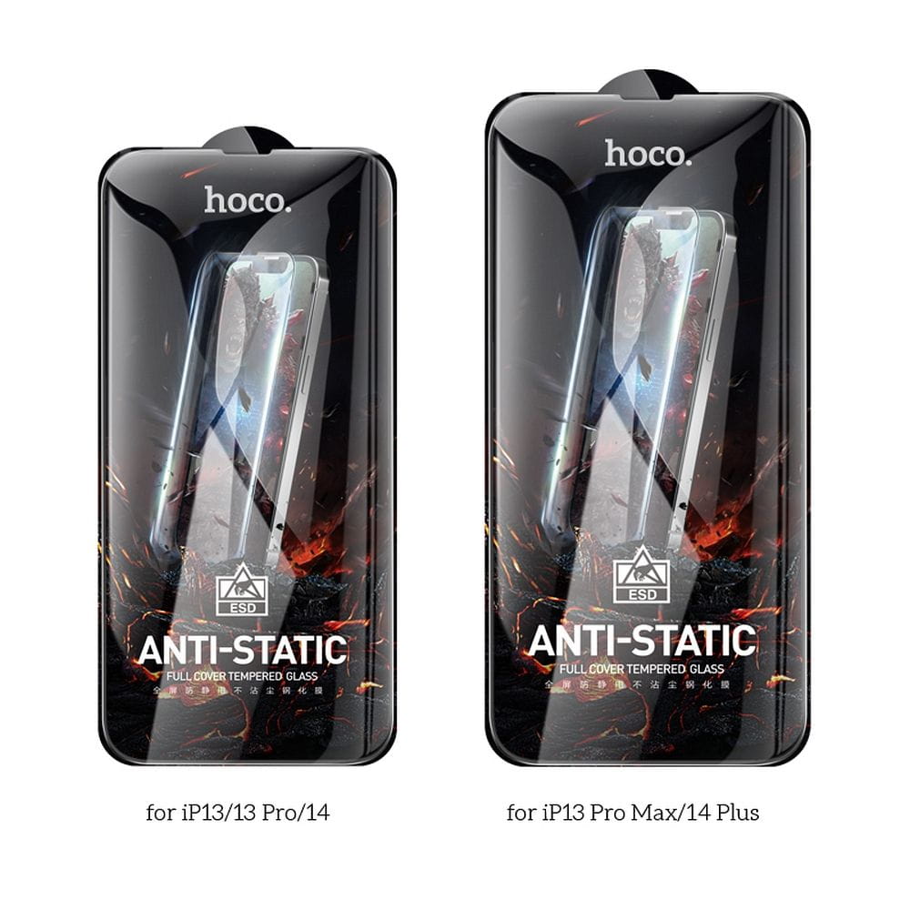 Szkło hartowane do iPhone 14 PLUS  13 PRO MAX Hoco HD Anti-static 25 sztuk G10 (1).jpg