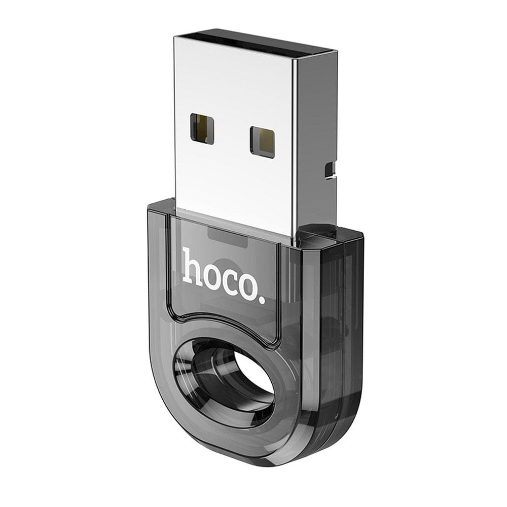 Adapter USB A bluetooth Hoco UA28 transparentny czarny (7).jpg