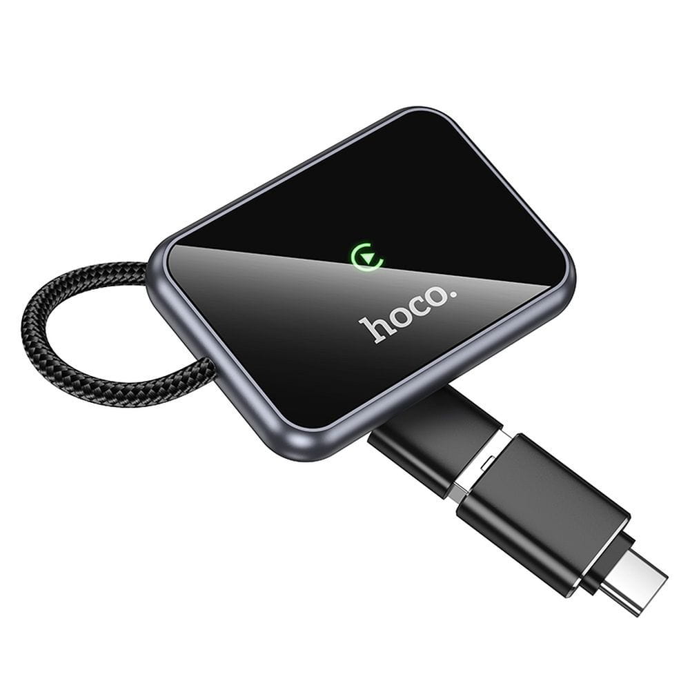 Bezprzewodowy adapter CarPlay Hoco USB A  USB C HU1 czarny (7).jpg