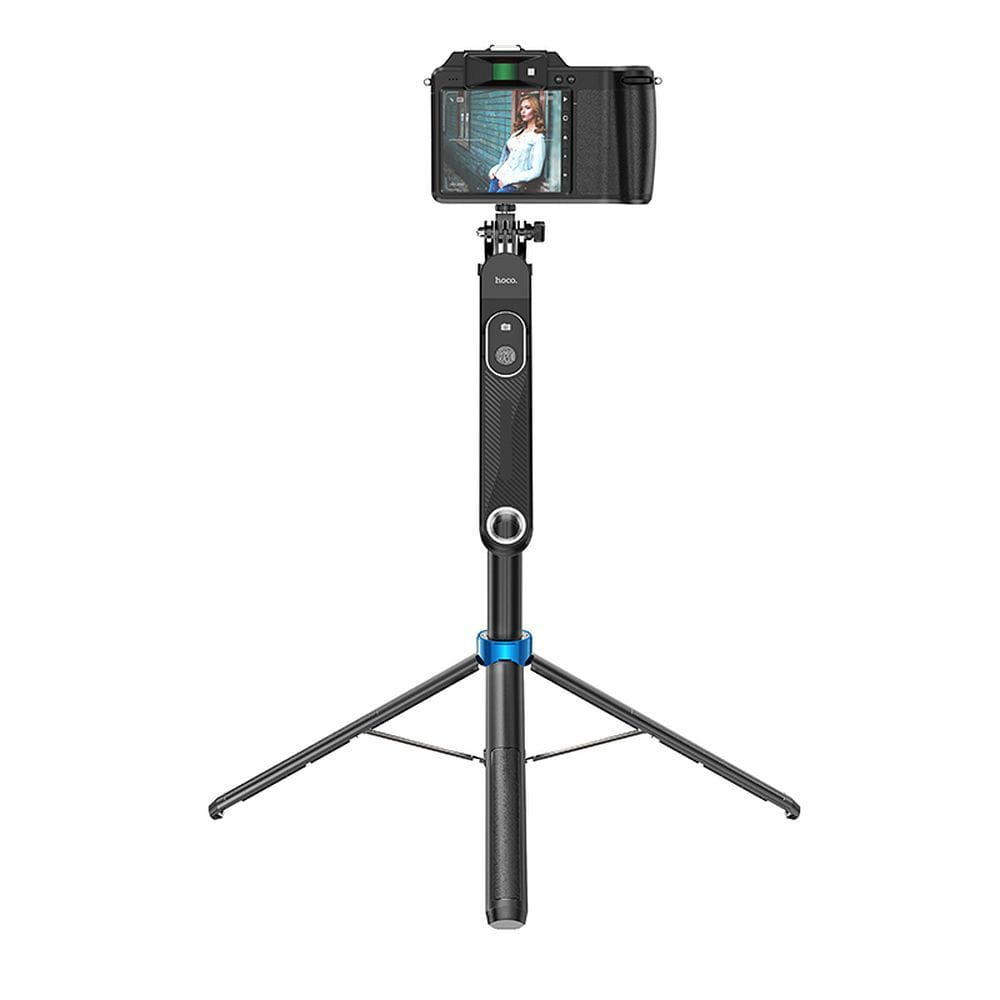 Selfie stick Hoco tripod z pilotem bezprzewodowym K22 czarny (5).jpg