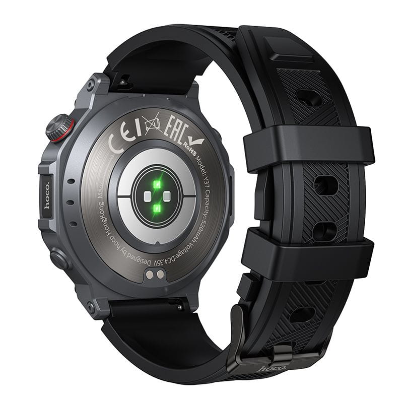 Smartwatch Hoco 1,43 AMOLED GPS z funkcją rozmowy Y37 czarny (5).jpg