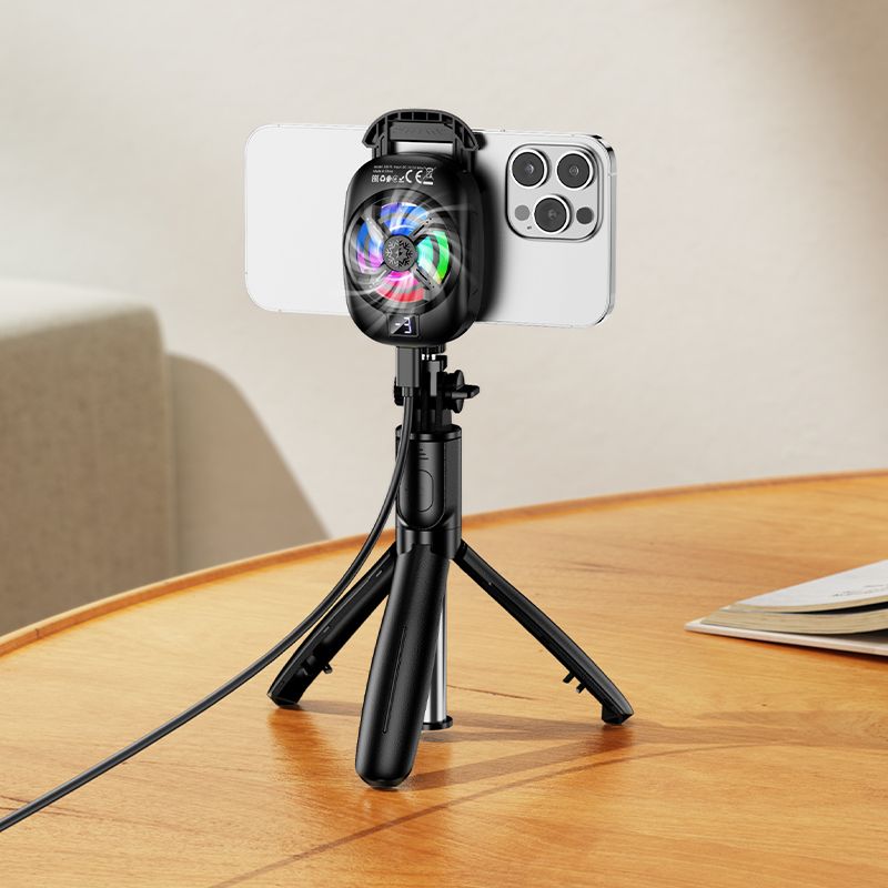 Wentylator przenośny do telefonu GM76 czarny Hoco (2).jpg