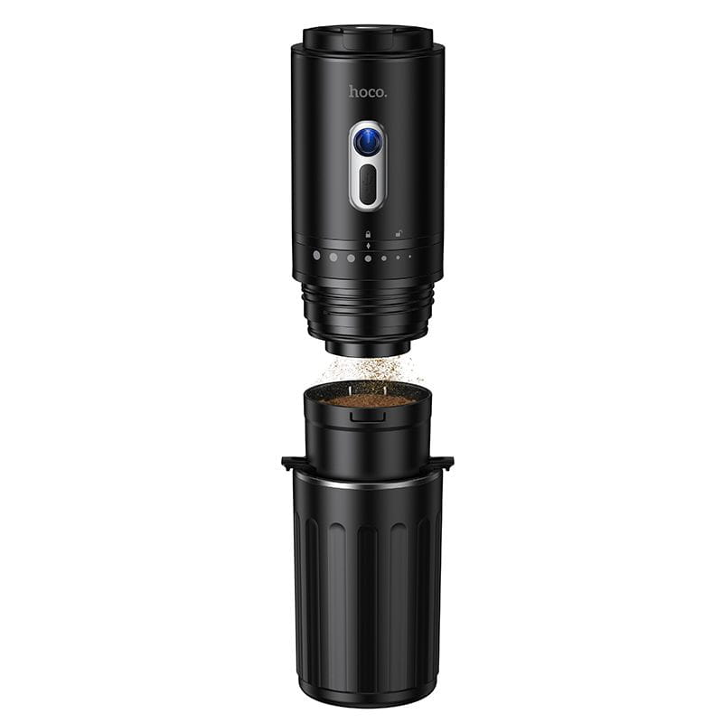 Przenośny kubek do kawy z ekspresem Hoco HX80 czarny (2).jpg