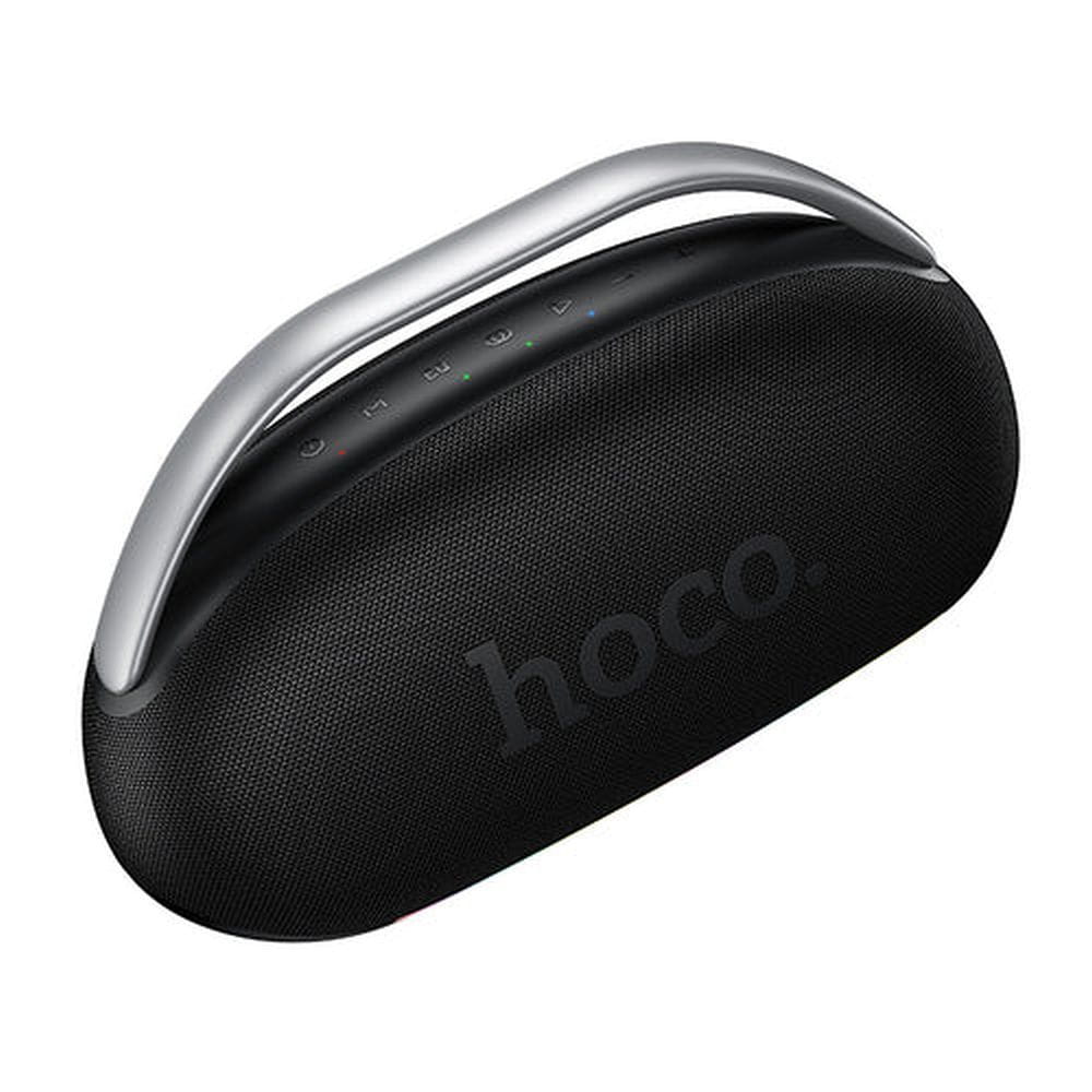 Głośnik bezprzewodowy 300W 8h + 2 x bezprzewodowe mikrofony Hoco HT2 czarny (6).jpg