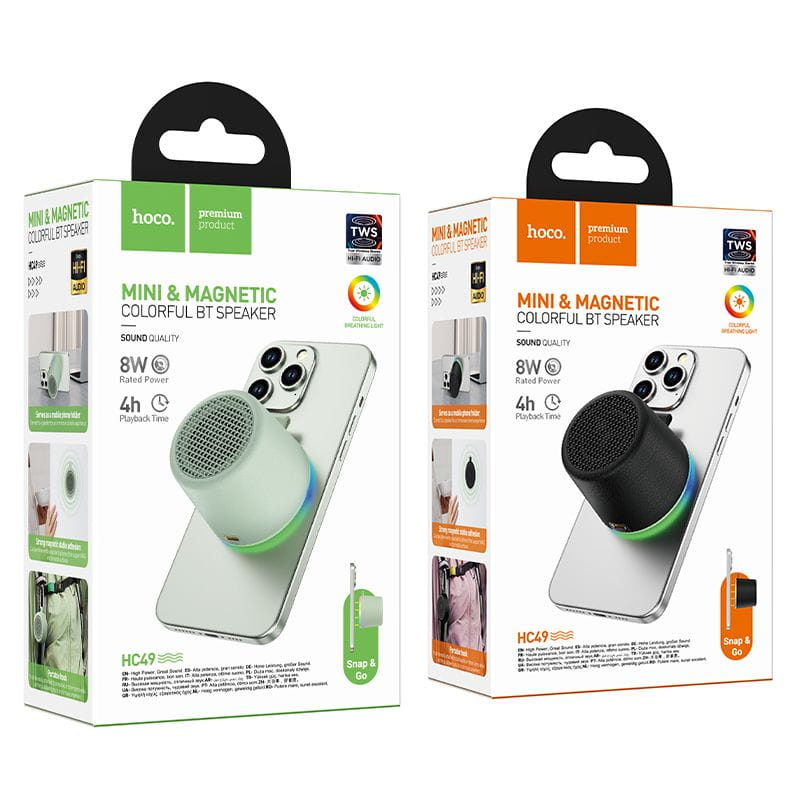 Głośnik bezprzewodowy 8W 4h Hoco HC49 zielony (1).jpg