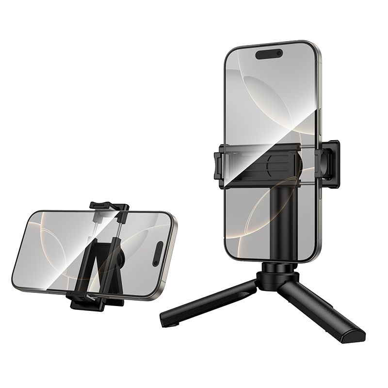 Uchwyt selfie stick tripod Hoco K100 czarny (1).jpg