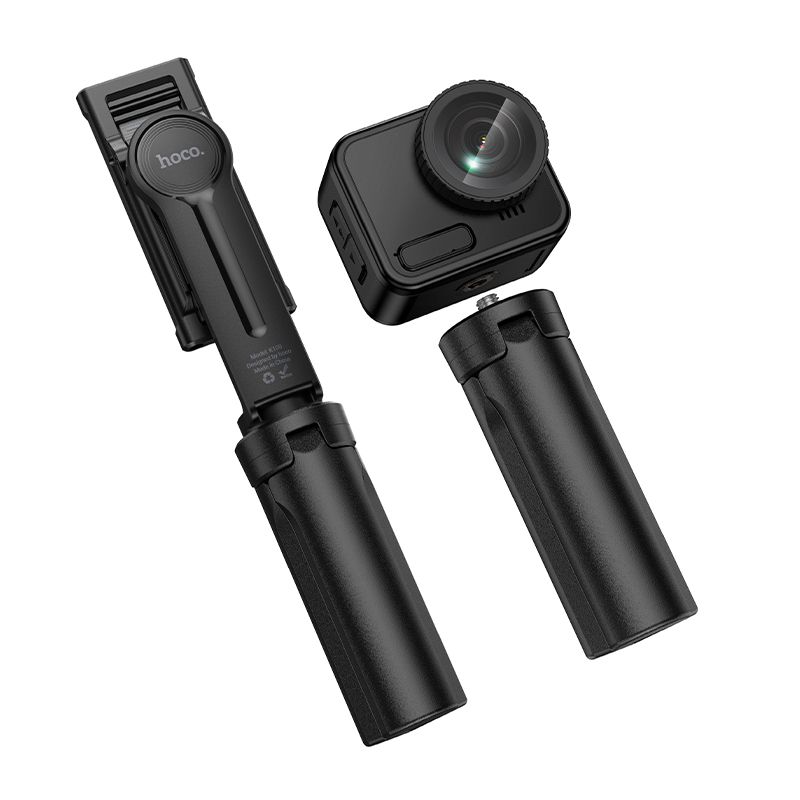 Uchwyt selfie stick tripod Hoco K100 czarny (2).jpg