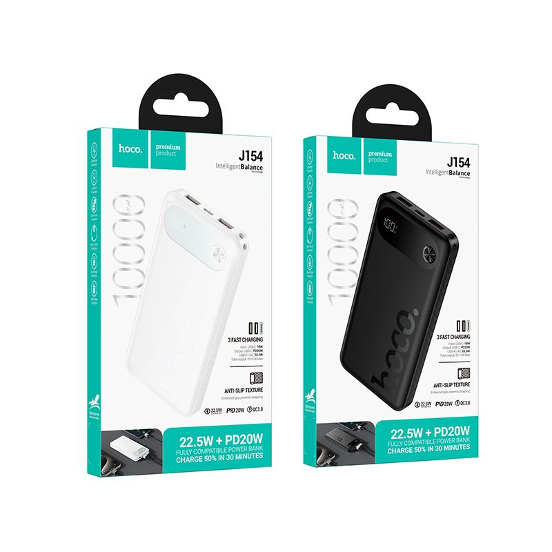 Powerbank Hoco 10000 mAh QC PD 22,5W J154 czarny (2).jpg