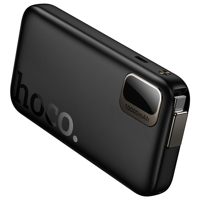 Powerbank Hoco 10000 mAh QC PD 20W ze zwijanym kablem USB C Q51 czarny (4).jpg