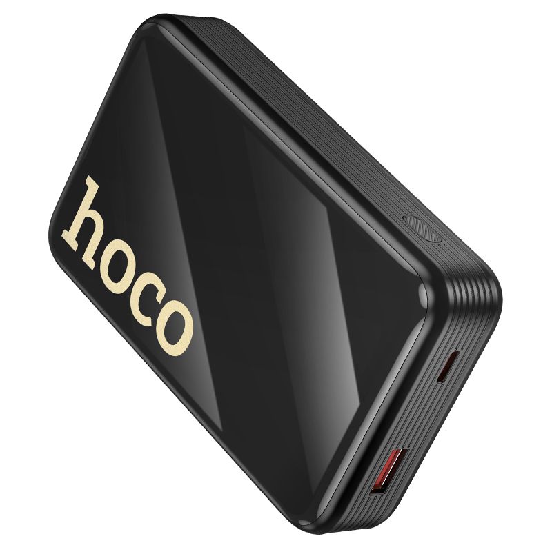 Powerbank Hoco 20000 mAh QC PD 22,5W z wbudowanymi kablami USB C + Lightning Q37A czarny (7).jpg