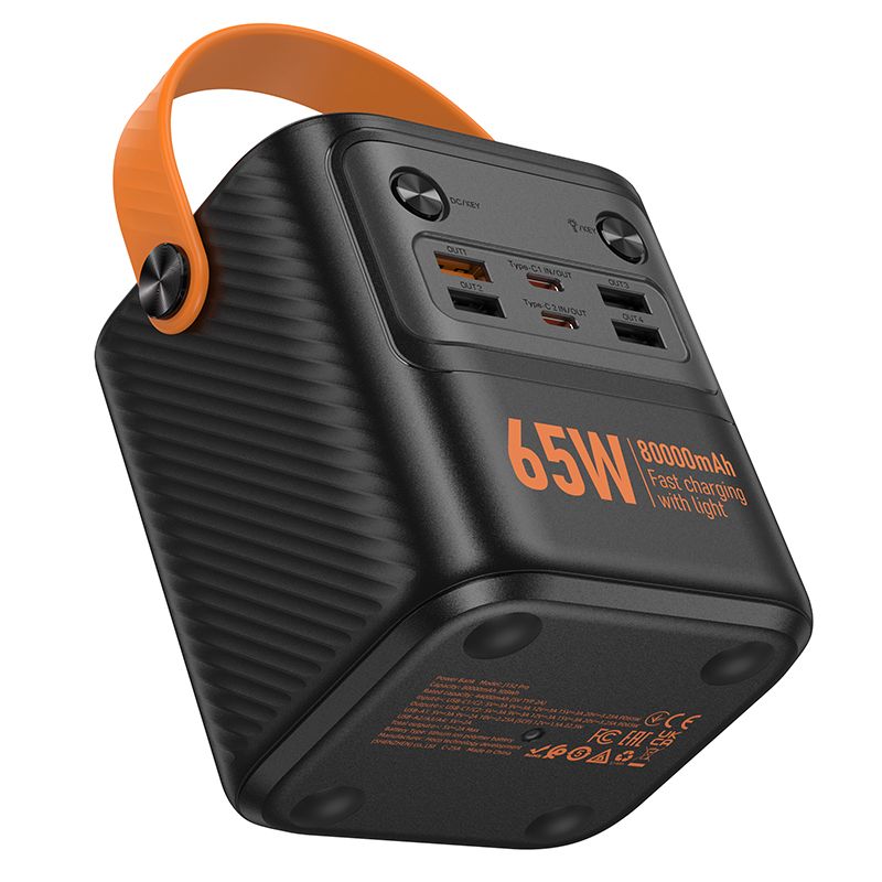 Powerbank Hoco 80000mAh QC3.0 PD3.0 3.25A 65W J152 Pro czarny (4).jpg